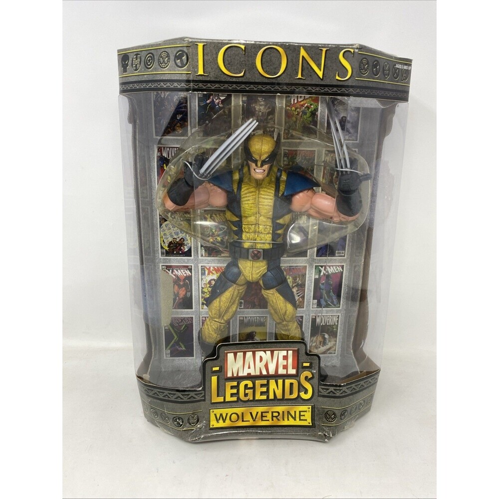 Wolverine Masked Figure 12" Icons Marvel Legends Toy Biz 2006 BRAND NEW
